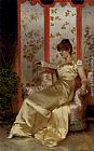 Frederic Soulacroix La Lecture painting